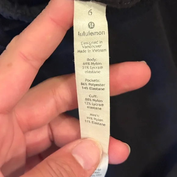 Lululemon Athletica Black Joggers - Picture 4 of 5